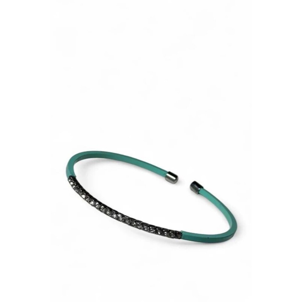 turquoise rhinestone stacking bracelet